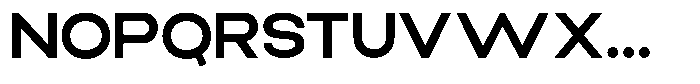 Elvara Sans Semi Bold Extra Expanded Font UPPERCASE