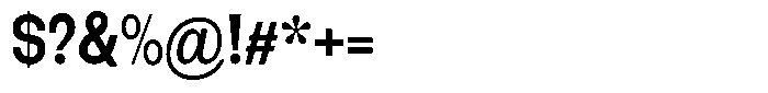 Elvara Sans Semi Bold Semi Condensed Font OTHER CHARS