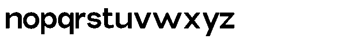 Elvara Sans Semi Bold Semi Expanded Font LOWERCASE