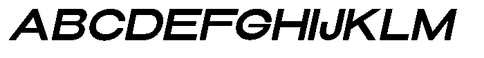 Elvara Sans Semi Bold Ultra Expanded Italic Font