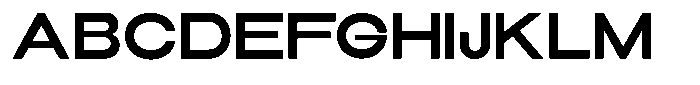 Elvara Sans Semi Bold Ultra Expanded Font UPPERCASE