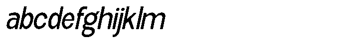 Elvara Sans Semi Condensed Italic FONT