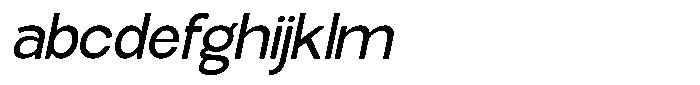 Elvara Sans Semi Expanded Italic FONT