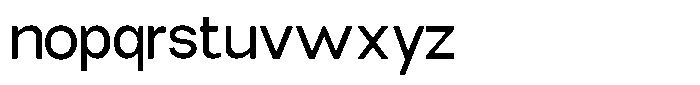 Elvara Sans Semi Expanded Font LOWERCASE