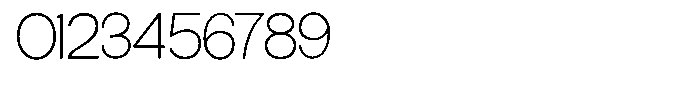 Elvara Sans Thin Expanded Font OTHER CHARS