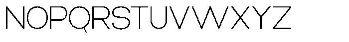 Elvara Sans Thin Expanded Font UPPERCASE