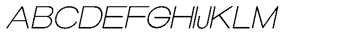 Elvara Sans Thin Extra Expanded Italic Font