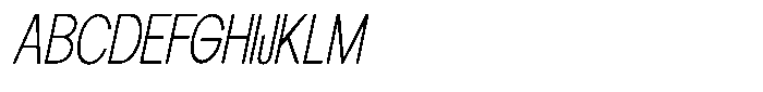 Elvara Sans Thin Semi Condensed Italic Font