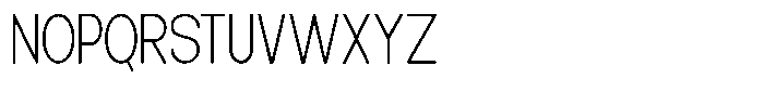 Elvara Sans Thin Semi Condensed Font UPPERCASE