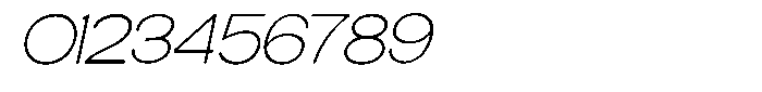 Elvara Sans Thin Ultra Expanded Italic Font OTHER CHARS