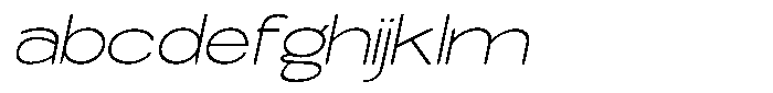 Elvara Sans Thin Ultra Expanded Italic FONT