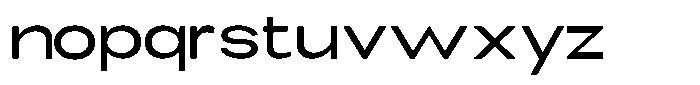Elvara Sans Ultra Expanded Font LOWERCASE