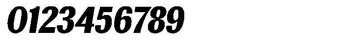 Elvarion Black Condensed Oblique Font OTHER CHARS
