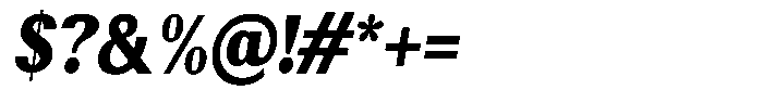 Elvarion Black Condensed Oblique Font OTHER CHARS