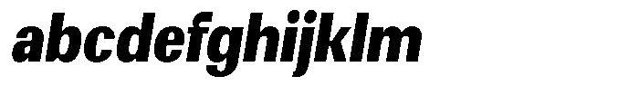 Elvarion Black Condensed Oblique FONT