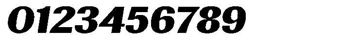 Elvarion Black Expanded Oblique Font OTHER CHARS