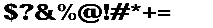Elvarion Black Expanded Font OTHER CHARS