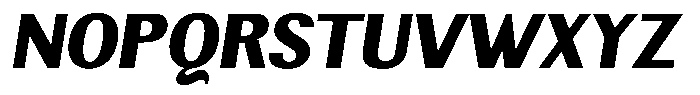 Elvarion Black Oblique Font UPPERCASE