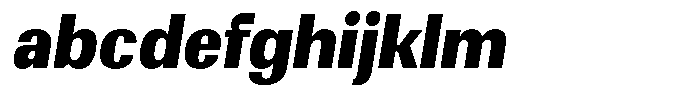 Elvarion Black Semi Condensed Oblique FONT