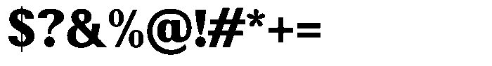 Elvarion Black Semi Condensed Font OTHER CHARS
