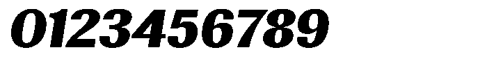 Elvarion Black Semi Expanded Oblique Font OTHER CHARS