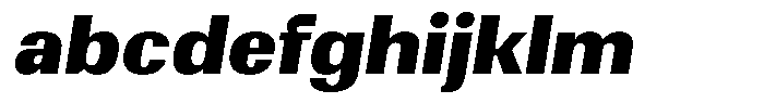 Elvarion Black Semi Expanded Oblique FONT