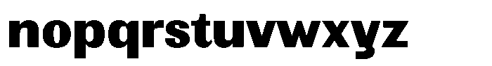 Elvarion Black Font LOWERCASE