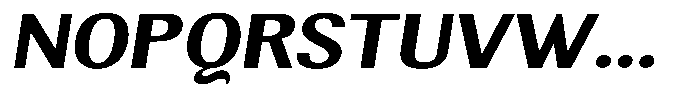 Elvarion Bold Expanded Oblique Font UPPERCASE