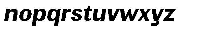 Elvarion Bold Oblique Font LOWERCASE