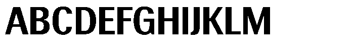 Elvarion Bold Semi Condensed Font UPPERCASE
