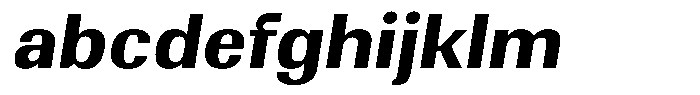 Elvarion Bold Semi Expanded Oblique FONT