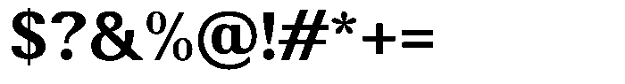 Elvarion Bold Font OTHER CHARS