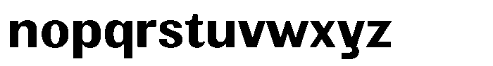 Elvarion Bold Font LOWERCASE