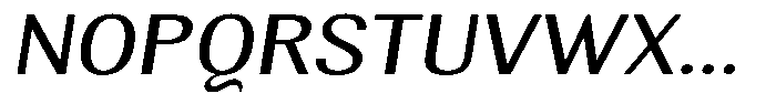 Elvarion Expanded Oblique Font UPPERCASE