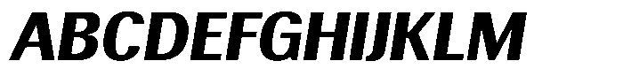 Elvarion Extra Bold Oblique Font UPPERCASE