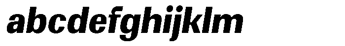 Elvarion Extra Bold Semi Condensed Oblique FONT