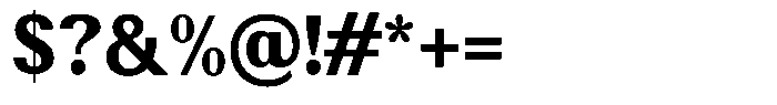 Elvarion Extra Bold Semi Condensed Font OTHER CHARS