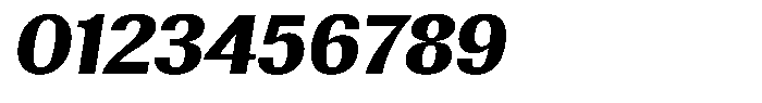 Elvarion Extra Bold Semi Expanded Oblique Font OTHER CHARS