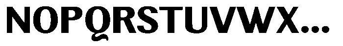 Elvarion Extra Bold Semi Expanded Font UPPERCASE