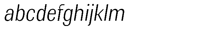 Elvarion Extra Light Condensed Oblique FONT