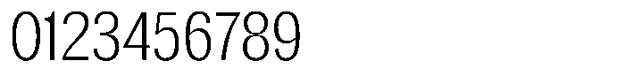 Elvarion Extra Light Condensed Font OTHER CHARS