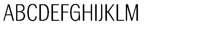 Elvarion Extra Light Condensed Font UPPERCASE