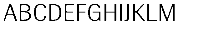 Elvarion Extra Light Semi Expanded Font UPPERCASE
