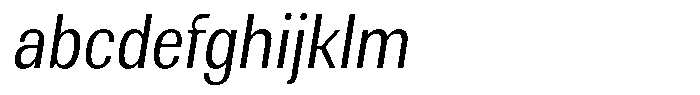 Elvarion Light Condensed Oblique FONT