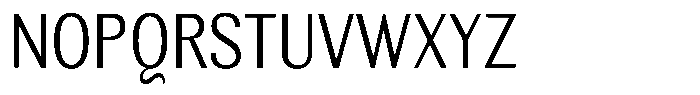 Elvarion Light Condensed Font UPPERCASE