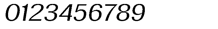 Elvarion Light Expanded Oblique Font OTHER CHARS