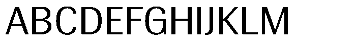 Elvarion Light Semi Expanded Font UPPERCASE