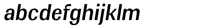 Elvarion Medium Semi Condensed Oblique FONT