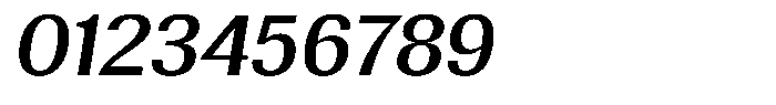 Elvarion Medium Semi Expanded Oblique Font OTHER CHARS