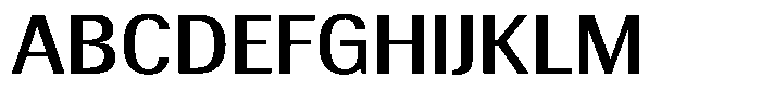 Elvarion Medium Semi Expanded Font UPPERCASE